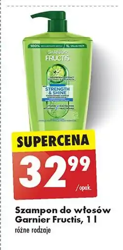 Biedronka Szampon do włosów z odżywką 2w1 Garnier Fructis Strenght & Shine oferta