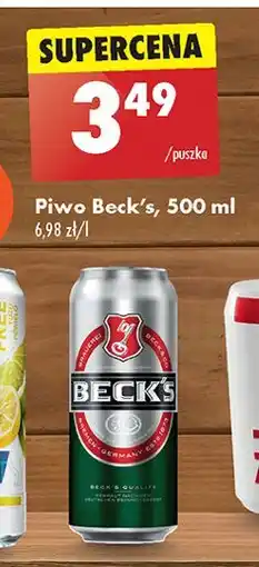 Biedronka Piwo Beck's Imported oferta
