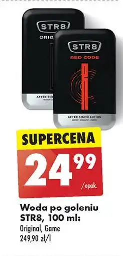 Biedronka Woda po goleniu Str8 Original oferta