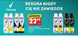 Biedronka Antyperspirant pure Rexona Invisible oferta
