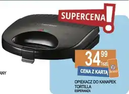 E.Leclerc Opiekacz do kanapek tortilla 1000w Esperanza oferta