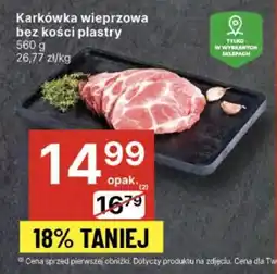Delikatesy Centrum Karkówka wieprzowa bez kości plastry oferta