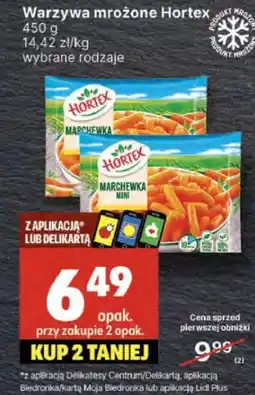 Delikatesy Centrum Warzywa mrożone Hortex oferta
