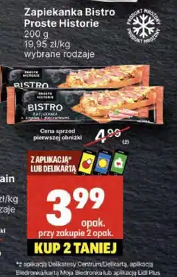 Delikatesy Centrum Zapiekanka Bistro Proste Historie oferta
