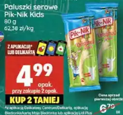 Delikatesy Centrum Paluszki serowe Pik-Nik Kids oferta