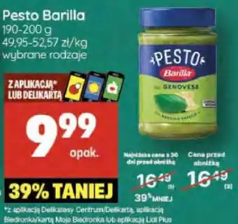 Delikatesy Centrum Pesto Barilla oferta