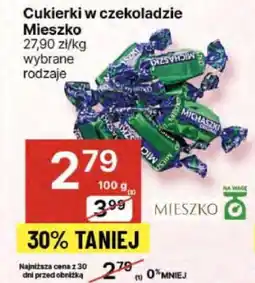 Delikatesy Centrum Cukierki w czekoladzie Mieszko oferta