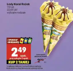 Delikatesy Centrum Lody Koral Rożek oferta