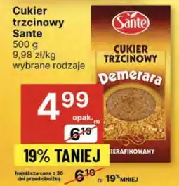Delikatesy Centrum Cukier trzcinowy Sante oferta