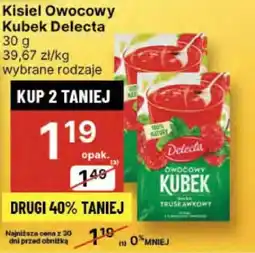 Delikatesy Centrum Kisiel Owocowy Kubek Delecta oferta