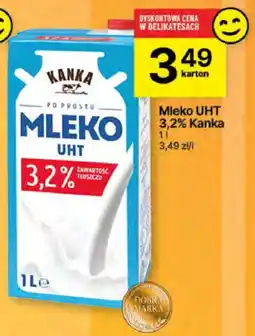 Delikatesy Centrum Mleko UHT 3,2% Kanka oferta