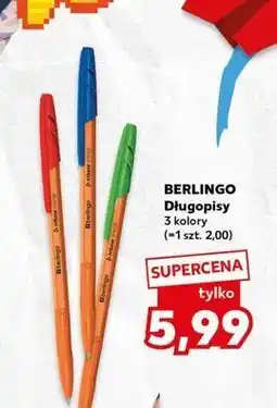 Kaufland Długopis niebieski Berlingo oferta