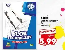 Kaufland Blok techniczny a4/10k Astra oferta