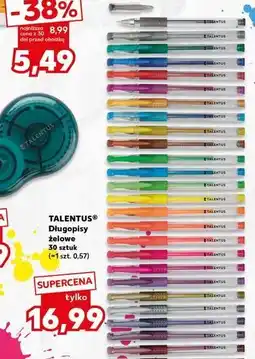 Kaufland Długopisy żelowe Talentus oferta