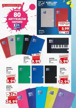 Kaufland Zeszyt a5 32 kartek Oxford oferta
