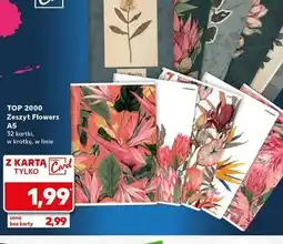 Zeszyt flowers a5/32k linia Top-2000