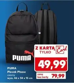 Kaufland Plecak phase czarny Puma oferta