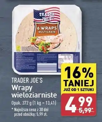 ALDI Wrapsy wielozbożowe 6 szt Trader Joe's oferta