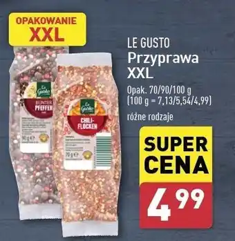 ALDI Pieprz kolorowy Le Gusto oferta
