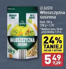 ALDI Włoszczyzna suszona Le Gusto oferta