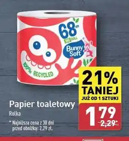Papier toaletowy big rolka Bunny Soft