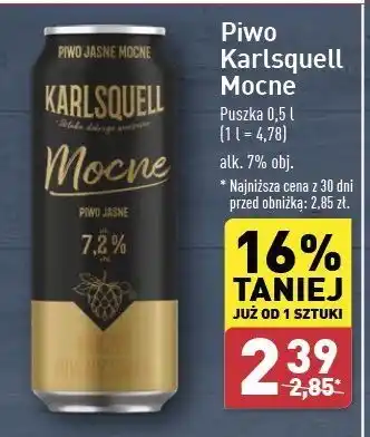 ALDI Piwo Karlsquell Mocne oferta