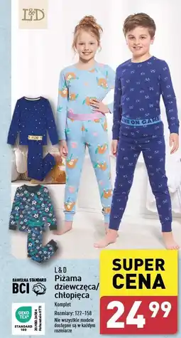 ALDI Piżama dziewczęca 122-158 L&D oferta