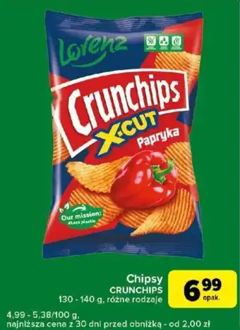 Carrefour Chipsy CRUNCHIPS oferta