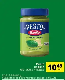 Carrefour Pesto BARILLA oferta