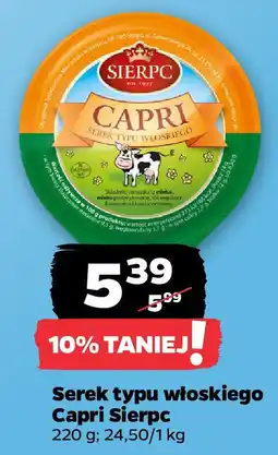 Netto Serek typu włoskiego Capri Sierpc oferta
