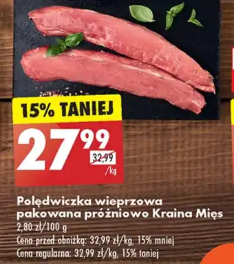 Biedronka Polędwica wieprzowa Kraina Mięs oferta