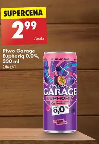 Biedronka Piwo Garage oferta