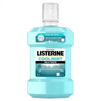 Biedronka Listerine Cool Mint Płyn do płukania jamy ustnej 1 l oferta