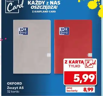Kaufland Zeszyt Oxford oferta