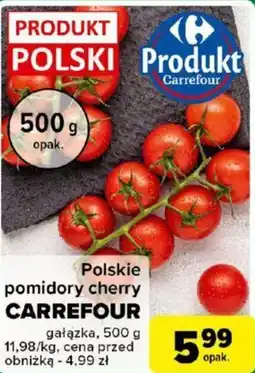 Carrefour Polskie pomidory cherry CARREFOUR oferta