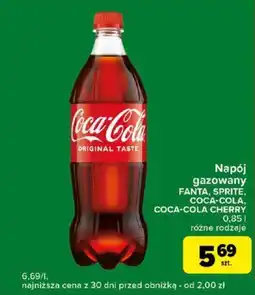 Carrefour Napój gazowany oferta