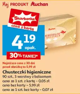 Auchan Chusteczki higieniczne oferta