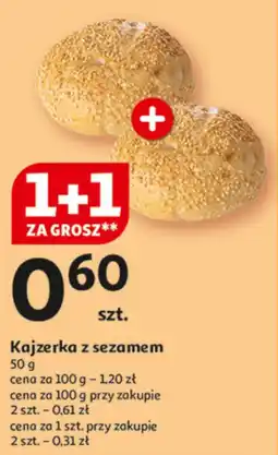 Auchan Kajzerka z sezamem oferta