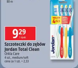 E.Leclerc Szczoteczka do zębów soft Jordan Total Clean oferta