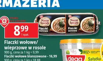 E.Leclerc Flaczki wołowe krojone blanszowane Wiodąca Marka Nasze Specjały oferta