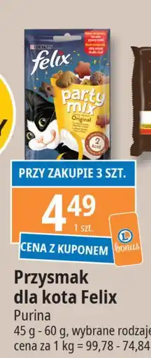 E.Leclerc Karma dla kotów original mix Purina Felix Party Mix oferta