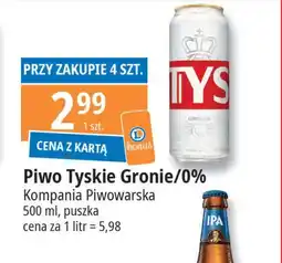 E.Leclerc Piwo Tyskie 0.0% oferta