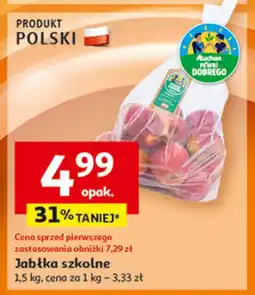 Auchan Jabłka szkolne oferta