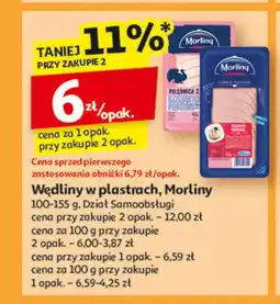Auchan Wędliny w plastrach, Morliny oferta