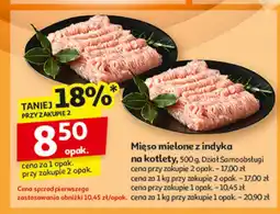 Auchan Mięso mielone z indyka na kotlety oferta