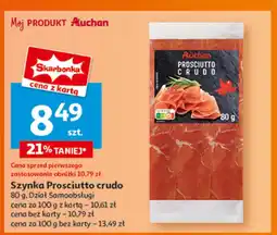 Auchan Szynka Prosciutto crudo oferta