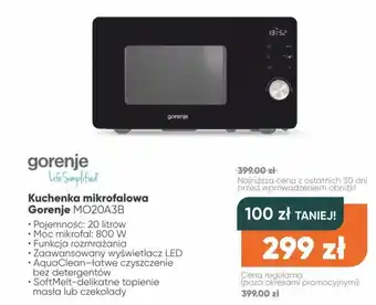 Max Elektro Kuchenka mikrofalowa Gorenje oferta