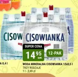 bi1 Woda mineralna cisowianka oferta