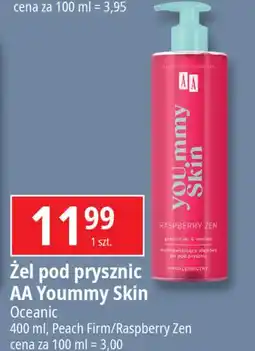 E.Leclerc Żel pod prysznic peach firm Aa Yoummy Skin oferta