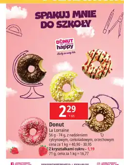 E.Leclerc Donut z kryształkami cukru La Lorraine oferta
